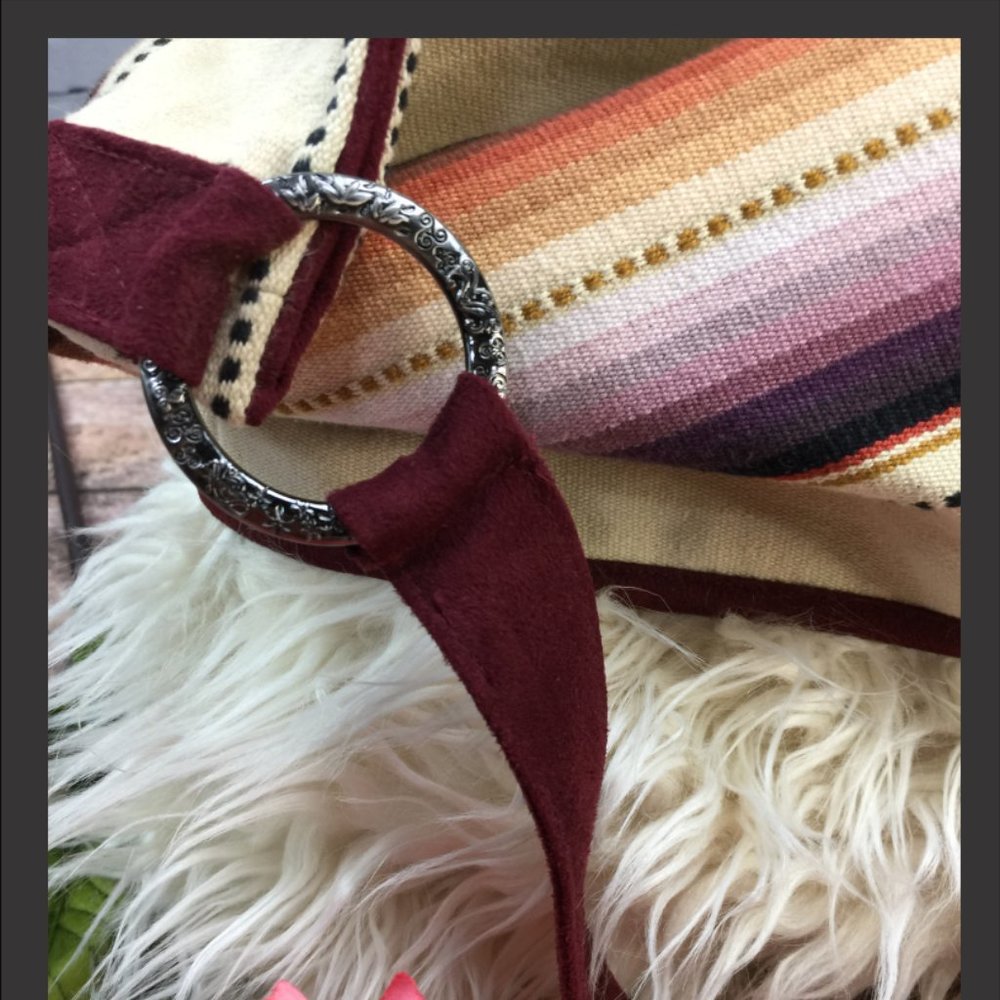 🆕❤️Serape Bucket Bag - Cream - Picture 2 of 3
